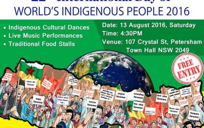 22nd International Day of World’s Indigenous People 2016